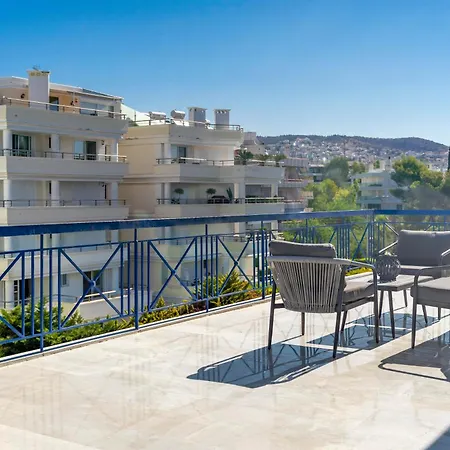 Appartement Panoramic Terrace With Sunset View - Greecing à Athènes Extérieur photo