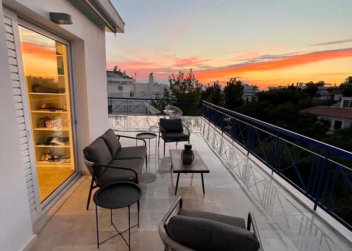 Panoramic Terrace With Sunset View - Greecing