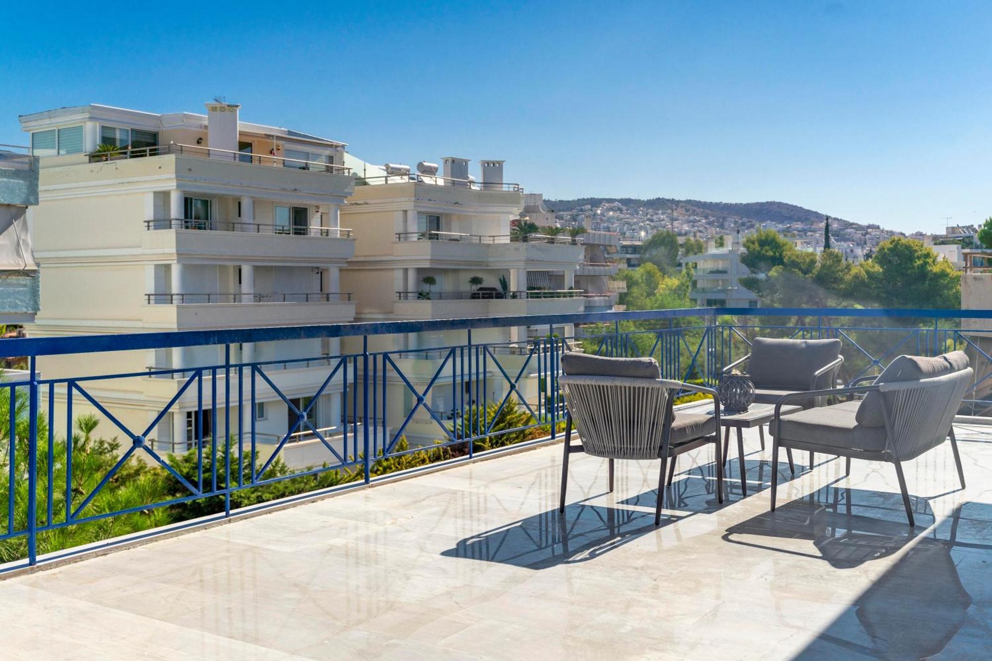 Panoramic Terrace With Sunset View - Greecing Athènes